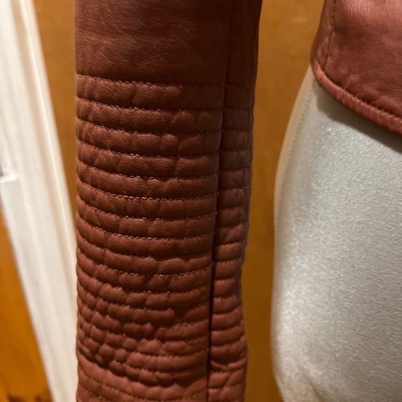 Anthropology Faux Leather Moto Jacket -NWOT - Picture 6 of 13